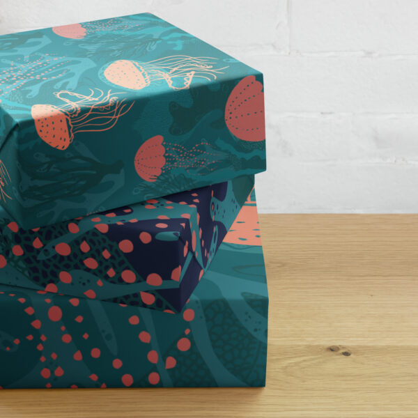 Jellyfish Jive Wrapping Paper Sheets