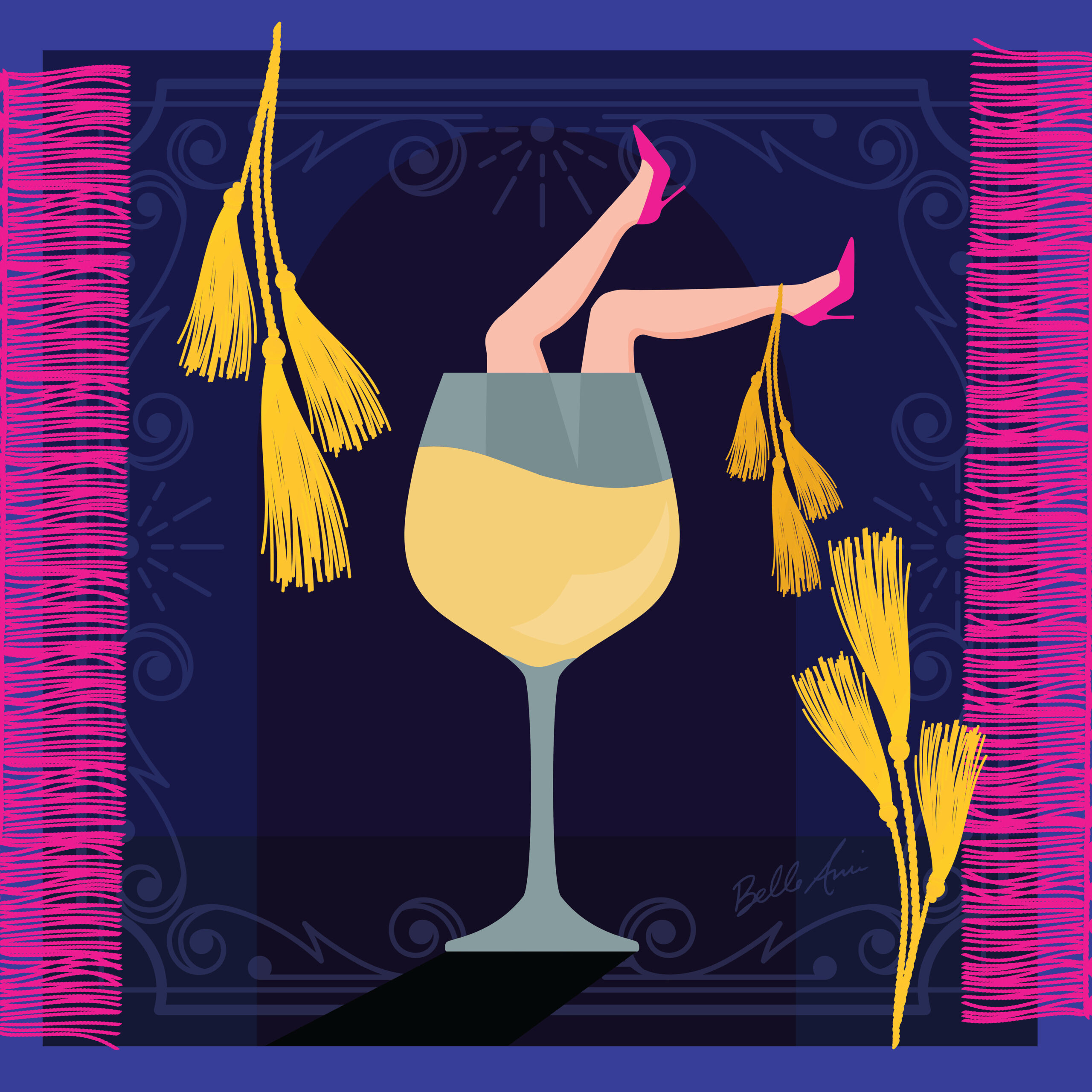 Wine Legs 50x50