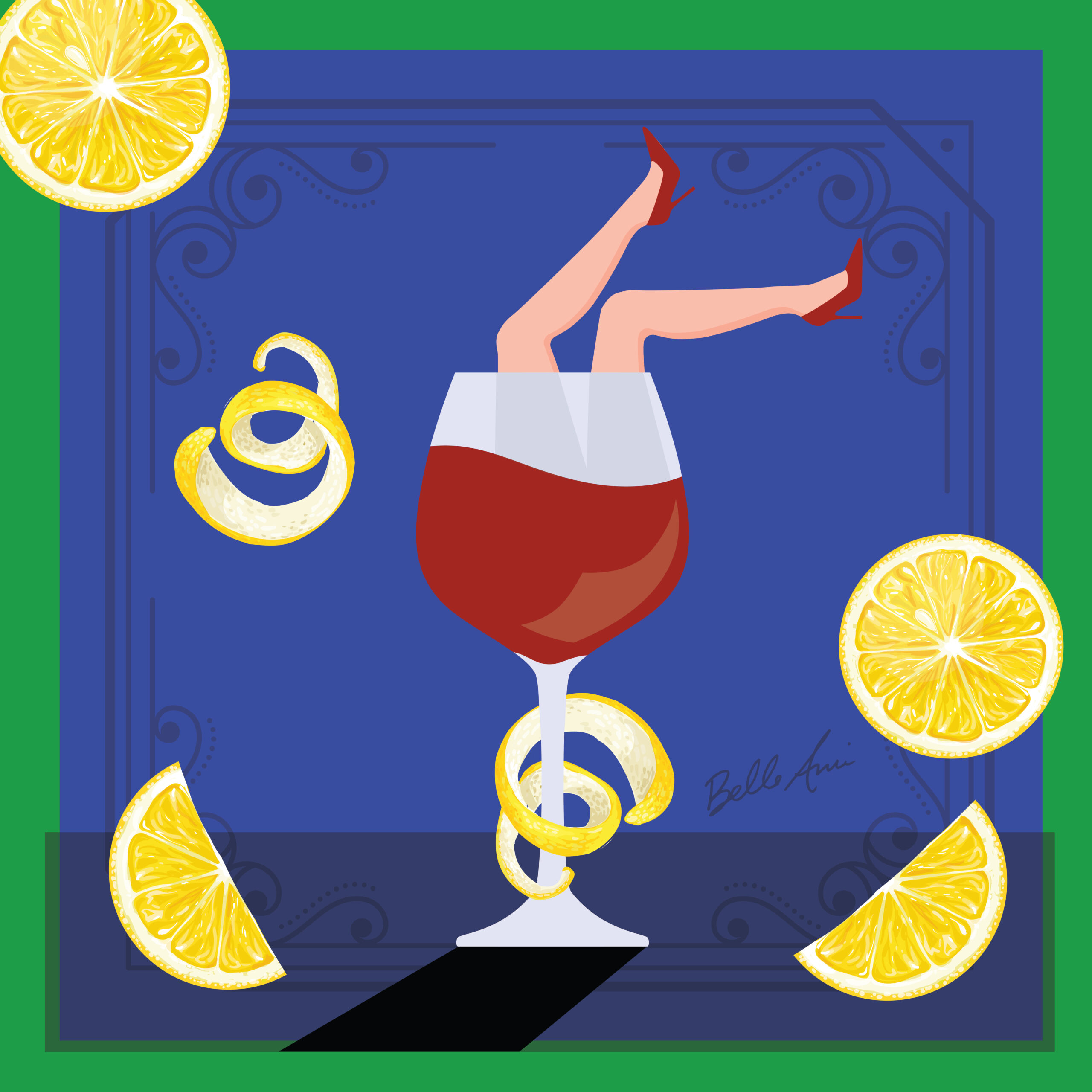 Wine Legs 50x50